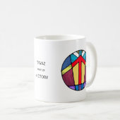 Jugendstil Tiwaz Rune Tasse – SIEG! (VorderseiteRechts)
