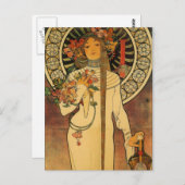 Jugendstil: Trappistinische Postkarte (Vorne/Hinten)
