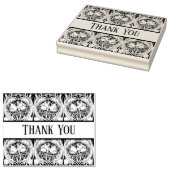 Jugendstil-Tulips individuell anpassbar Gummistempel (Stempel)