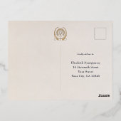 Jugendstil-UAWG Postkarte mit Aussicht (Rückseite)