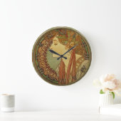 Jugendstil-Uhr Große Wanduhr (Zuhause)