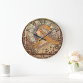 Jugendstil-Uhr Große Wanduhr (Zuhause)