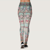 Jugendstil und persische Kunst - inspirierte digit Leggings (Rückseite)