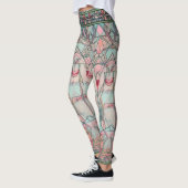 Jugendstil und persische Kunst - inspirierte digit Leggings (Links)