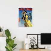 Jugendstil und Theater Théâtrophone Poster (Heimbüro)