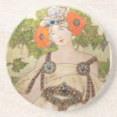 Jugendstil-Untersetzer Getränkeuntersetzer (Vorne)
