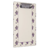 Jugendstil-Veilchen-Blumenmuster Klemmbrett (Rechts)