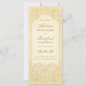 Jugendstil Viktorianisch: Schwarzes Gold Save the Save The Date (Vorderseite)