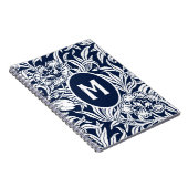 Jugendstil-Vintage-Blumenmuster Notizblock (Rechte Seite)