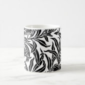 Jugendstil Vintage-Botanik-Blumenmuster  Kaffeetasse (Mittel)