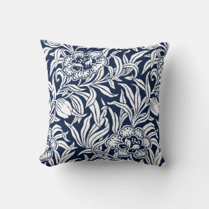 Jugendstil Vintage-Botanik-Blumenmuster  Kissen