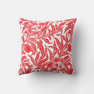 Jugendstil Vintage-Botanik-Blumenmuster  Kissen