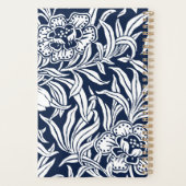Jugendstil Vintage-Botanik-Blumenmuster Planer (Rückseite)