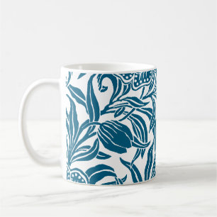 Jugendstil Vintage Botanisches Florales Muster  Kaffeetasse
