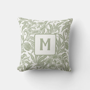 Jugendstil Vintage Botanisches Florales Muster Kissen