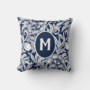 Jugendstil Vintage Botanisches Florales Muster Kissen