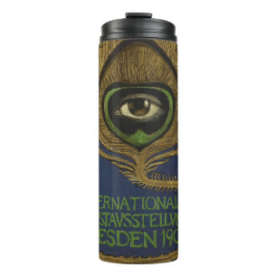 Jugendstil vintage internatio Ausstellung Klingner Thermosbecher