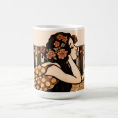 Jugendstil Vintage-Leser Kaffeetasse (Mittel)