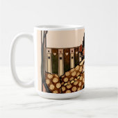 Jugendstil Vintage-Leser Kaffeetasse (Links)