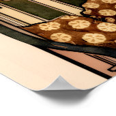Jugendstil Vintage-Leser Poster (Ecke)