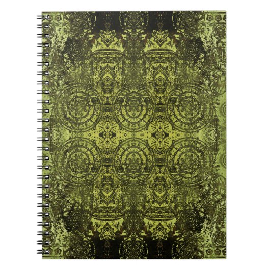 Jugendstil: Vintages Dekor. Notizblock (Vorderseite)