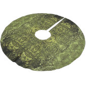 Jugendstil: Vintages Dekor. Polyester Weihnachtsbaumdecke (Schrägansicht)