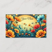 Jugendstil Visitenkarte (Vorderseite)