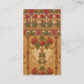 Jugendstil Visitenkarte (Rückseite)