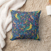 Jugendstil-Vogelmuster Kissen (Decke)