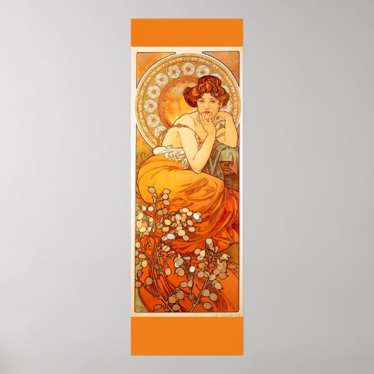 Jugendstil von Alfons Mucha. Poster (Vorne)