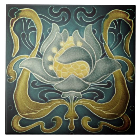 Jugendstil-Wandfliese San Telmo Filter Fliese (Vorderseite)