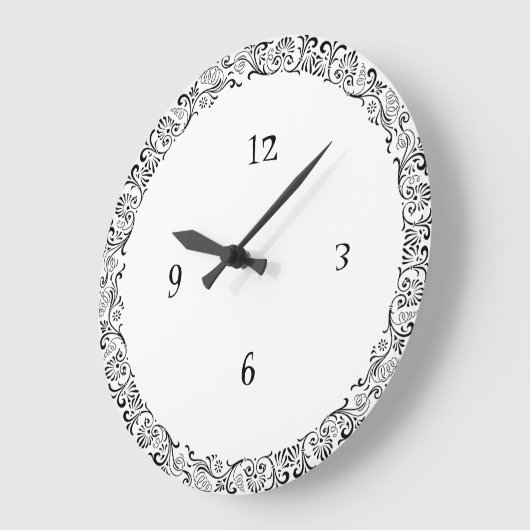 Jugendstil-Wandleuchte Große Wanduhr (Winkel)