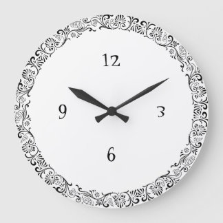 Jugendstil-Wandleuchte Große Wanduhr