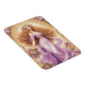 Jugendstil weibliche Schönheit  Magnet (Rechte Seite)