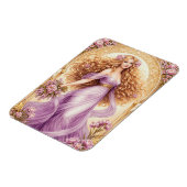 Jugendstil weibliche Schönheit  Magnet (Linke Seite)