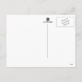 Jugendstil Weihnachten in Blau (Rückseite)