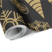 Jugendstil-Weihnachtsdekoration Geschenkpapier (Rolleneckpunkt)