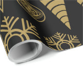 Jugendstil-Weihnachtsdekoration Geschenkpapier (Rolleneckpunkt)