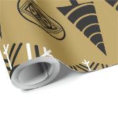 Jugendstil-Weihnachtsdekoration Geschenkpapier (Rolleneckpunkt)