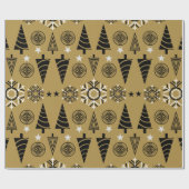 Jugendstil-Weihnachtsdekoration Geschenkpapier (Flach)