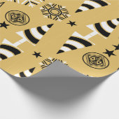 Jugendstil-Weihnachtsdekoration Geschenkpapier (Ecke)
