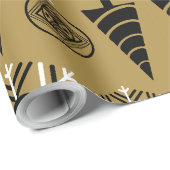 Jugendstil-Weihnachtsdekoration Geschenkpapier (Rolleneckpunkt)