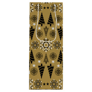 Jugendstil-Weihnachtsdekoration Geschenktüte Für Weinflaschen