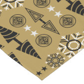 Jugendstil-Weihnachtsdekoration Kurzer Tischläufer (Ecke)