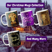 Jugendstil-Weihnachtskrippe Kaffeetasse