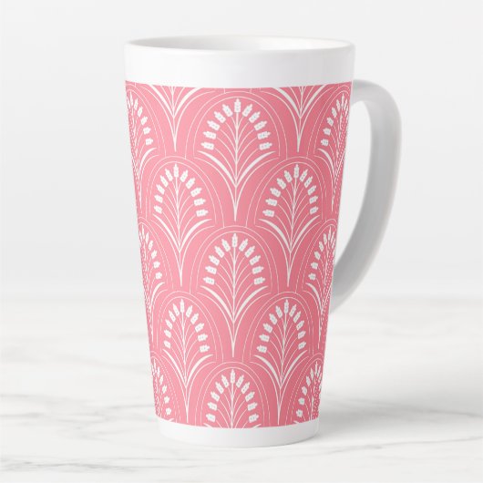 Jugendstil-Weiße Blume Milchtasse (Rechte Ecke)