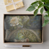 Jugendstil Weißer Tiger Seidenpapier (Geschenk)