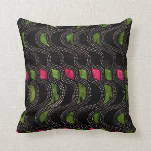 Jugendstil-Wellenmuster-Kissen Kissen