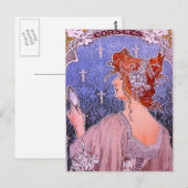 Jugendstil-Werbung Postkarte (Vorne/Hinten)