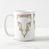 Jugendstil Whimsical Blooms Kaffeetasse (Links)